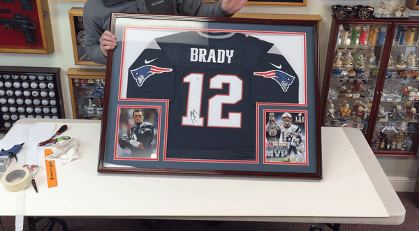 How to Frame a Football Jersey - sfDisplay.com