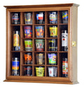 21 Shot Glass Display Case Cabinet - sfDisplay.com