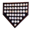 43 Baseball Ball Display Case Cabinet - Home Plate Shaped - sfDisplay.com