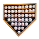 43 Baseball Ball Display Case Cabinet - Home Plate Shaped - sfDisplay.com