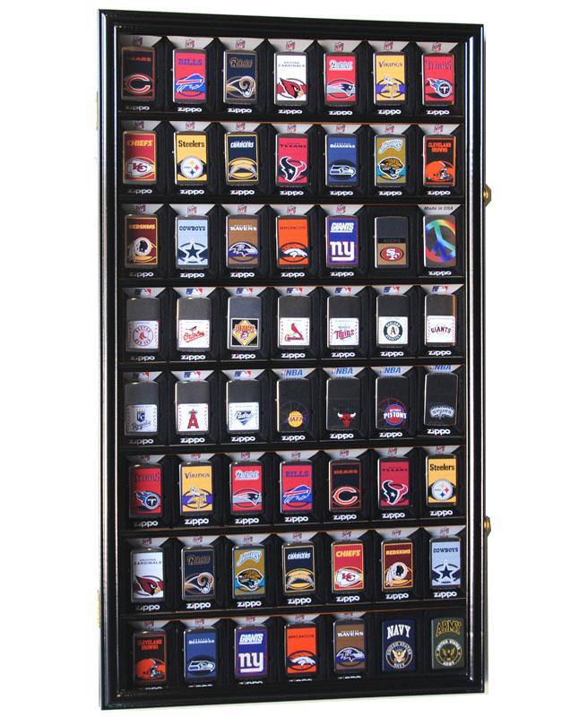 48 Zippo Lighter Display Case Cabinet (for displaying in retail box) - sfDisplay.com