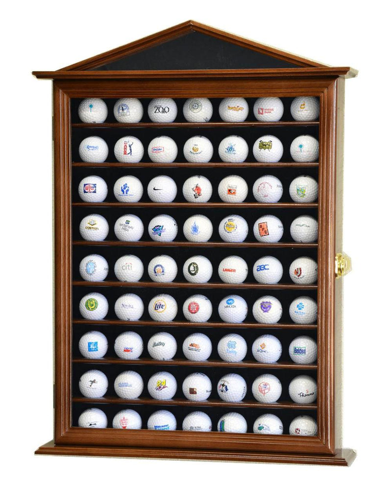 63 Golf Ball Designer Display Case Cabinet - sfDisplay.com