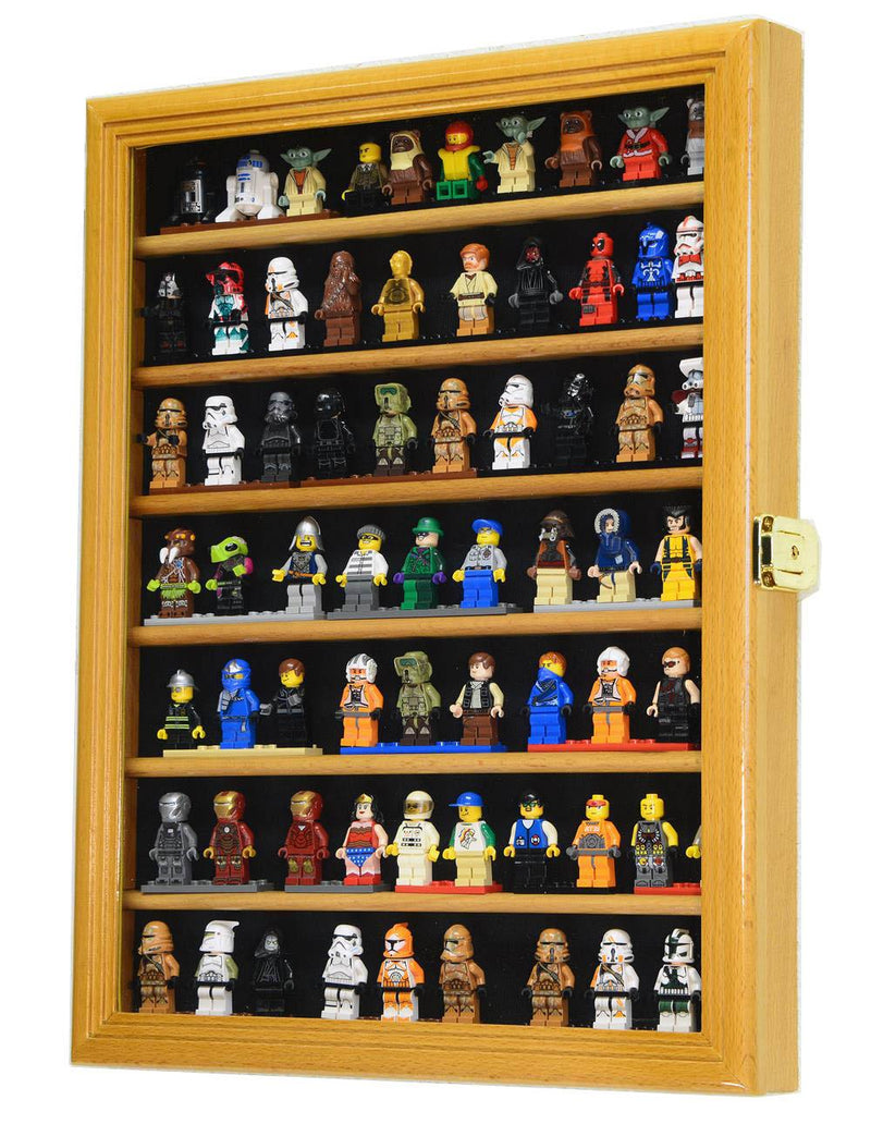 70 Mini Figures / Miniatures / Figurines Display Case Cabinet - sfDisplay.com