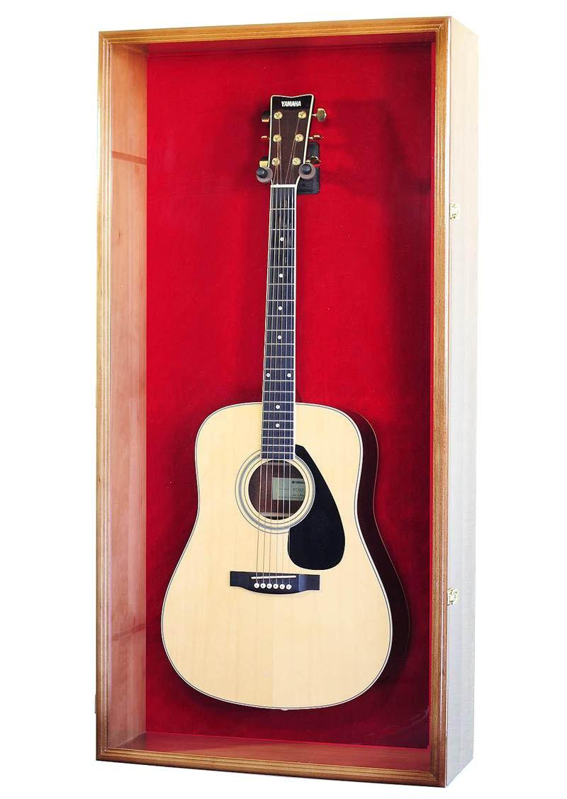 Large Acoustic Guitar Display Case Cabinet - sfDisplay.com