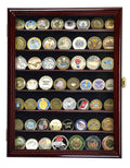 Military Challenge Coin Display Case Cabinet - sfDisplay.com