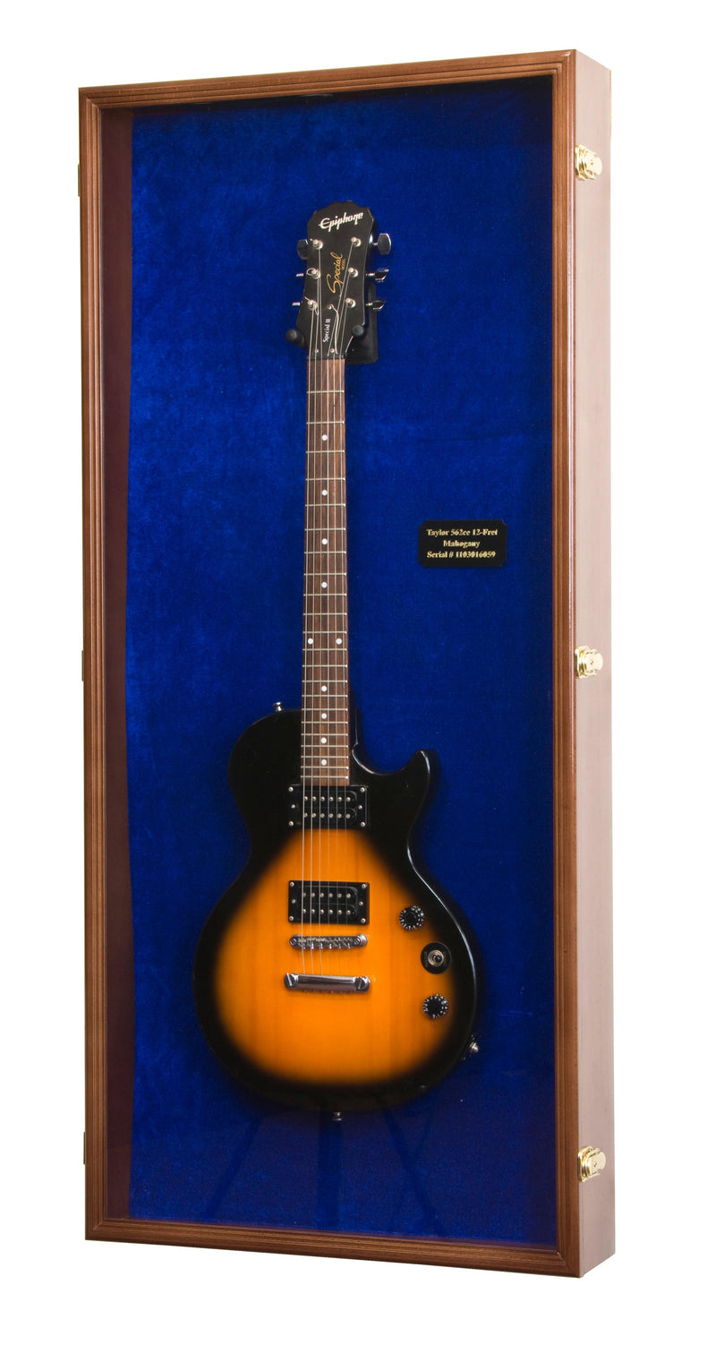 Electric Guitar Display Case Cabinet - sfDisplay.com