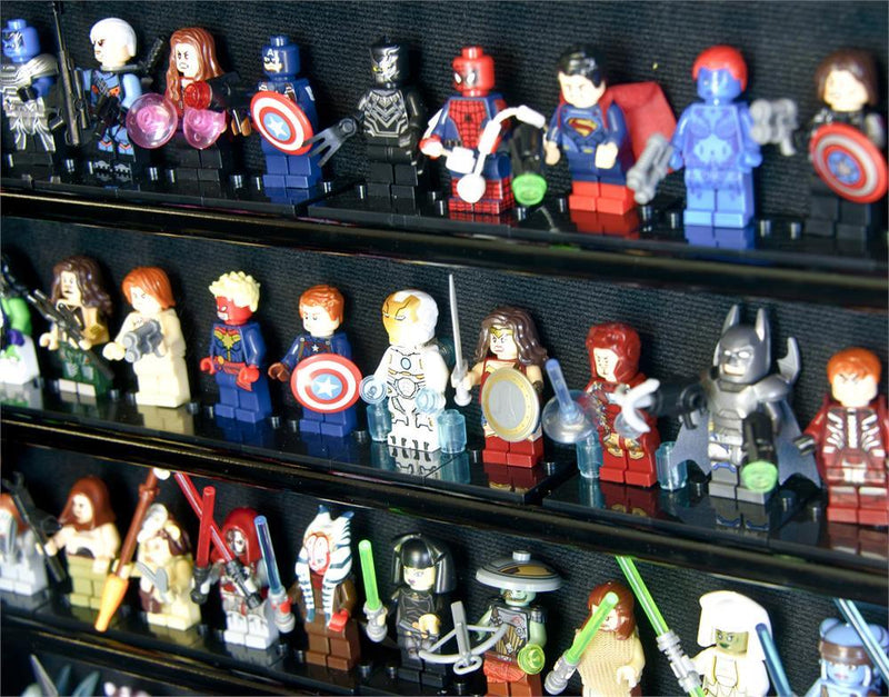 70 Mini Figures / Miniatures / Figurines Display Case Cabinet - sfDisplay.com