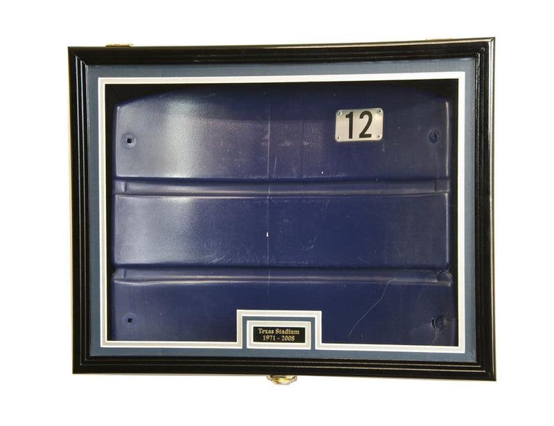 Stadium Seat Back Display Case Shadowbox - Custom Matting Option - sfDisplay.com