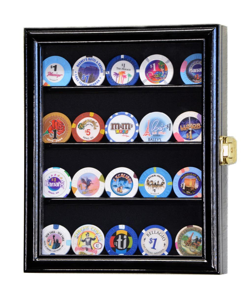 XS Casino Chip / Coin Display Case Cabinet - sfDisplay.com