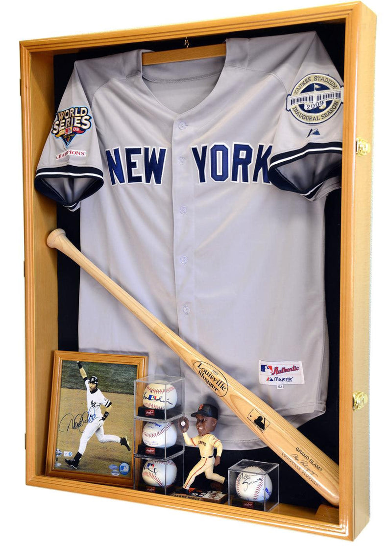 Extra Deep Jacket, Uniform, Jersey Shadowbox Display Case Cabinet - sfDisplay.com