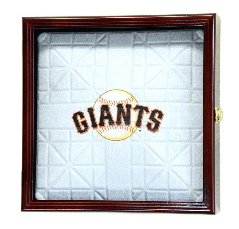 Baseball Base Display Case Cabinet (Full-Size MLB Pre-2023 Size) - sfDisplay.com