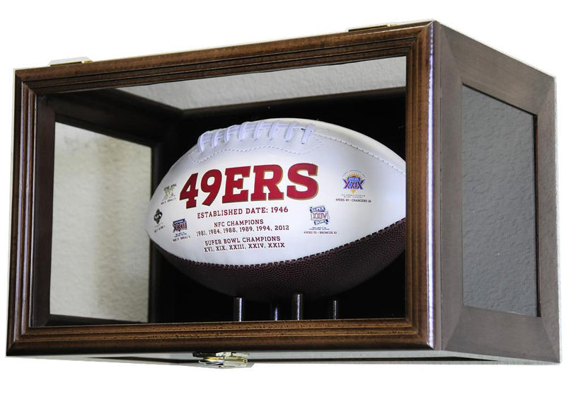 Football Display Case (Wall Mounting/Free Standing) - sfDisplay.com