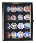 XS Military Challenge Coin Display Case Cabinet - sfDisplay.com